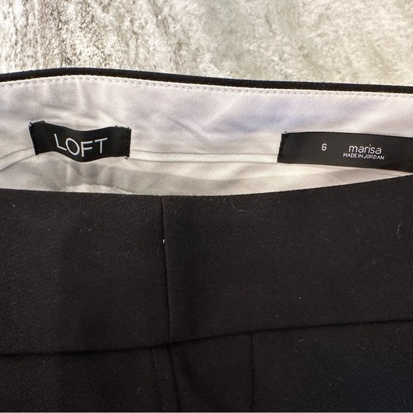 LOFT.  Size 6 black Marisa pants. - Picture 3 of 6